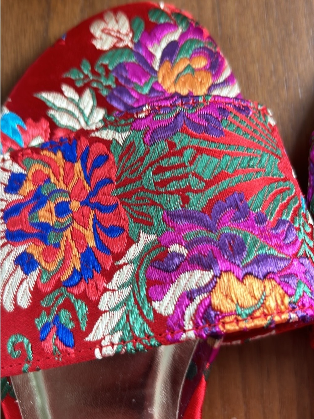 Floral Print Slides NWOT - Picture 2 of 5